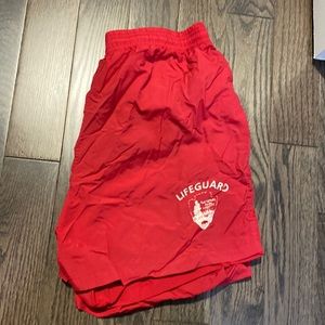 National Park Service arrowhead logo Lifeguard Swim shorts